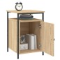 vidaXL Mesitas noche 2 uds madera contrachapada color roble 40x42x60cm vidaXL Mesitas noche 2 uds madera contrachapada color roble 40x42x60cm