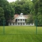 vidaXL Valla de malla alambre con postes acero 25x0,5 m verde