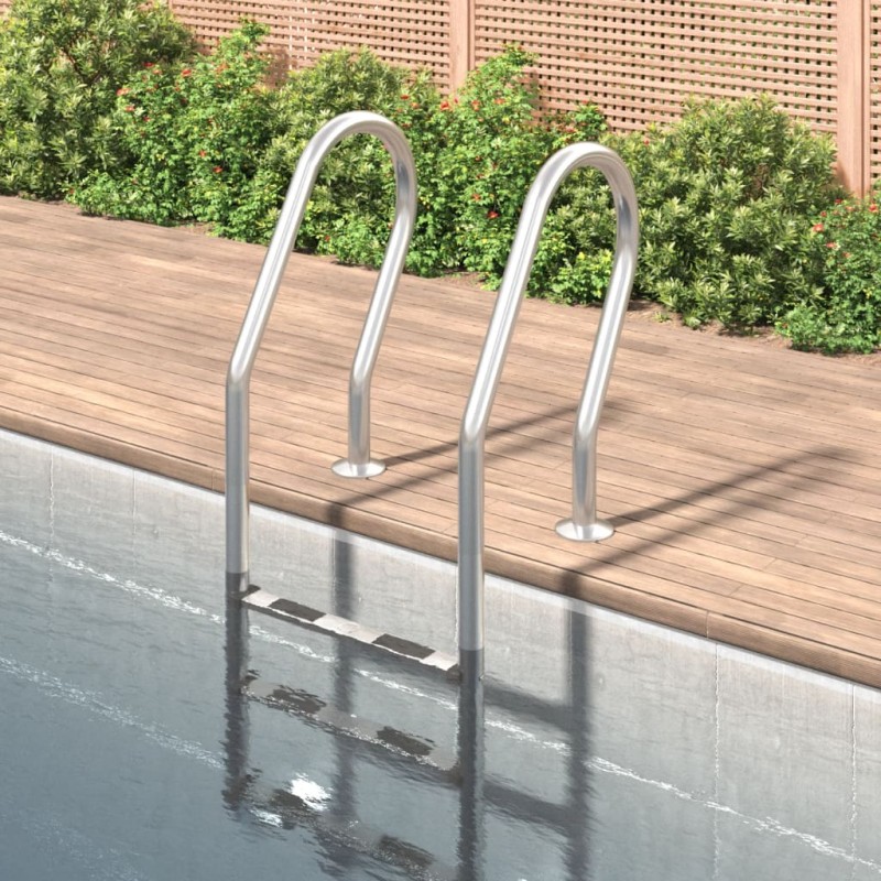 vidaXL Escalera para piscina acero inoxidable 304 54x38x158 cm vidaXL Escalera para piscina acero inoxidable 304 54x38x158 cm
