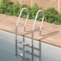 vidaXL Escalera para piscina acero inoxidable 304 54x38x158 cm vidaXL Escalera para piscina acero inoxidable 304 54x38x158 cm