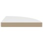 vidaXL Estantes flotantes de esquina 4 uds MDF blanco 35x35x3,8 cm vidaXL Estantes flotantes de esquina 4 uds MDF blanco 35x35x3,8 cm