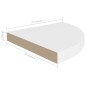 vidaXL Estantes flotantes de esquina 4 uds MDF blanco 35x35x3,8 cm vidaXL Estantes flotantes de esquina 4 uds MDF blanco 35x35x3,8 cm