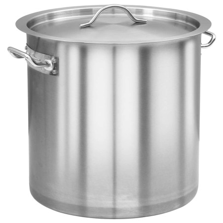 vidaXL Cacerola de acero inoxidable 36 L 36x36 cm