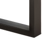 vidaXL Banco de madera maciza de mango sin tratar y acero 110 cm vidaXL Banco de madera maciza de mango sin tratar y acero 110 cm