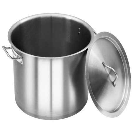 vidaXL Cacerola de acero inoxidable 36 L 36x36 cm