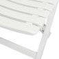 vidaXL Mesa y sillas bistró de jardín plegables 3 pzas plástico blanco vidaXL Mesa y sillas bistró de jardín plegables 3 pzas plástico blanco