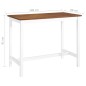 vidaXL Mesa de bar madera maciza 108x60x91 cm vidaXL Mesa de bar madera maciza 108x60x91 cm
