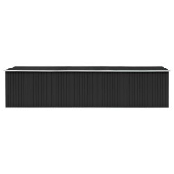 vidaXL Cobertizo jardín acero galvanizado gris antracita 257x779x181cm