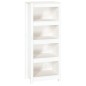 vidaXL Estantería madera maciza de pino blanca 50 x 35 x 125,5 cm vidaXL Estantería madera maciza de pino blanca 50 x 35 x 125,5 cm