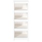 vidaXL Estantería madera maciza de pino blanca 50 x 35 x 125,5 cm vidaXL Estantería madera maciza de pino blanca 50 x 35 x 125,5 cm