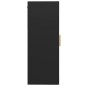 vidaXL Armario de pared colgante negro 69,5x34x90 cm vidaXL Armario de pared colgante negro 69,5x34x90 cm