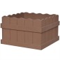 vidaXL Arriate WPC marrón 40x40x25 cm vidaXL Arriate WPC marrón 40x40x25 cm