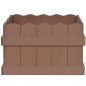 vidaXL Arriate WPC marrón 40x40x25 cm vidaXL Arriate WPC marrón 40x40x25 cm
