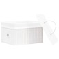 vidaXL Cajas de almacenamiento de bambú 4 unidades blanco vidaXL Cajas de almacenamiento de bambú 4 unidades blanco