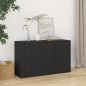 vidaXL Aparador de madera contrachapada negro 100x33x59,5 cm vidaXL Aparador de madera contrachapada negro 100x33x59,5 cm