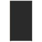 vidaXL Aparador de madera contrachapada negro 100x33x59,5 cm vidaXL Aparador de madera contrachapada negro 100x33x59,5 cm