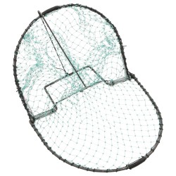 vidaXL Trampa para pájaros acero verde 30 cm
