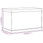 vidaXL Caja de exposición acrílico transparente 31x17x19 cm vidaXL Caja de exposición acrílico transparente 31x17x19 cm