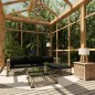 vidaXL Set de muebles de jardín 5 pzas y cojines ratán sintético gris vidaXL Set de muebles de jardín 5 pzas y cojines ratán sintético gris