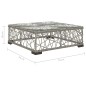 vidaXL Set de muebles de jardín 5 pzas y cojines ratán sintético gris vidaXL Set de muebles de jardín 5 pzas y cojines ratán sintético gris