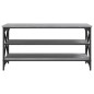 vidaXL Mueble de TV madera contrachapada gris Sonoma 100x40x50 cm