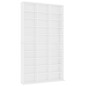 vidaXL Armario para CDs madera contrachapada blanco 102x16x177,5 cm vidaXL Armario para CDs madera contrachapada blanco 102x16x177,5 cm