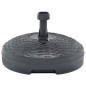 vidaXL Base de sombrilla rellenable arena/agua ratán de plástico 20 L vidaXL Base de sombrilla rellenable arena/agua ratán de plástico 20 L