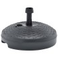 vidaXL Base de sombrilla rellenable arena/agua ratán de plástico 20 L vidaXL Base de sombrilla rellenable arena/agua ratán de plástico 20 L
