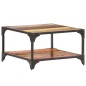 vidaXL Mesa de centro de madera maciza reciclada 60x60x35 cm vidaXL Mesa de centro de madera maciza reciclada 60x60x35 cm