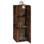 vidaXL Mueble para TV de pared roble ahumado 40x34,5x100 cm