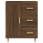 vidaXL Aparador madera contrachapada marrón roble 69,5x34x90 cm vidaXL Aparador madera contrachapada marrón roble 69,5x34x90 cm