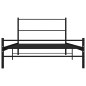 vidaXL Estructura de cama de metal negro 100x200 cm vidaXL Estructura de cama de metal negro 100x200 cm