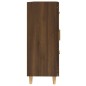 vidaXL Aparador madera contrachapada marrón roble 69,5x34x90 cm vidaXL Aparador madera contrachapada marrón roble 69,5x34x90 cm