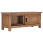 vidaXL Mueble para TV de madera de teca maciza 90x30x35 cm vidaXL Mueble para TV de madera de teca maciza 90x30x35 cm