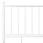 vidaXL Estructura de cama de metal blanco 120x200 cm