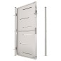 vidaXL Puerta de jardín de acero inoxidable 100x150 cm vidaXL Puerta de jardín de acero inoxidable 100x150 cm