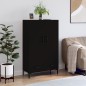 vidaXL Aparador alto madera de ingeniería negro 69,5x31x115 cm vidaXL Aparador alto madera de ingeniería negro 69,5x31x115 cm
