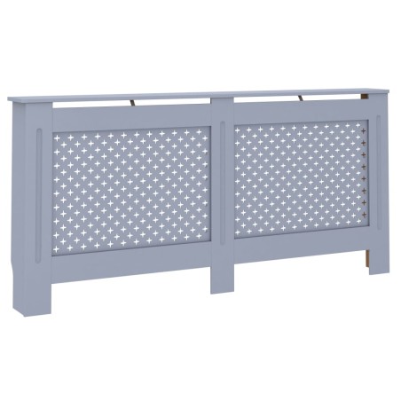 vidaXL Cubierta para radiador MDF gris antracita 172x19x81,5 cm
