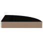 vidaXL Estante flotante de esquina MDF negro brillo 25x25x3,8 cm vidaXL Estante flotante de esquina MDF negro brillo 25x25x3,8 cm