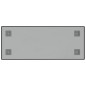 vidaXL Pizarra magnética de pared vidrio templado negro 50x20 cm vidaXL Pizarra magnética de pared vidrio templado negro 50x20 cm