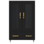 vidaXL Aparador alto madera de ingeniería negro 69,5x31x115 cm vidaXL Aparador alto madera de ingeniería negro 69,5x31x115 cm