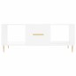 vidaXL Mesa de centro madera contrachapada blanco 102x50x40 cm vidaXL Mesa de centro madera contrachapada blanco 102x50x40 cm