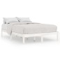 vidaXL Estructura de cama madera maciza blanco Supe King 180x200 cm vidaXL Estructura de cama madera maciza blanco Supe King 180x200 cm