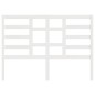 vidaXL Cabecero de cama madera maciza de pino blanco 126x4x104 cm