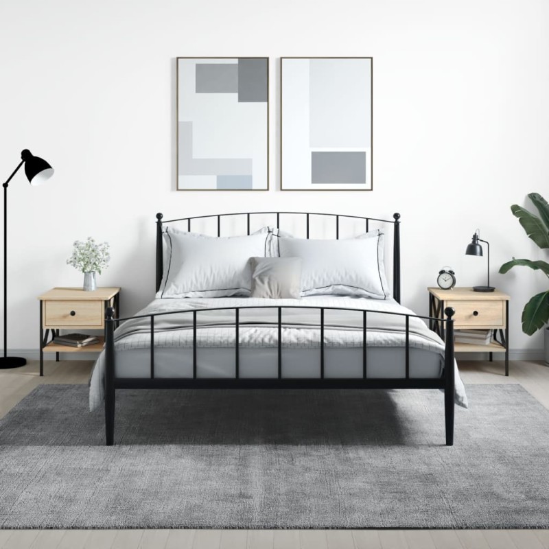 vidaXL Mesitas noche 2 uds madera ingeniería roble Sonoma 40x42x45 cm vidaXL Mesitas noche 2 uds madera ingeniería roble Sonoma 40x42x45 cm
