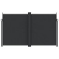 vidaXL Toldo lateral retráctil negro 200x1200 cm