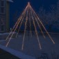 vidaXL Luces de árbol cascada de Navidad interior exterior 800 LED 5 m vidaXL Luces de árbol cascada de Navidad interior exterior 800 LED 5 m