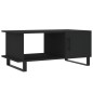 vidaXL Mesa de centro madera contrachapada negro 90x50x40 cm vidaXL Mesa de centro madera contrachapada negro 90x50x40 cm