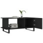 vidaXL Mesa de centro madera contrachapada negro 90x50x40 cm vidaXL Mesa de centro madera contrachapada negro 90x50x40 cm