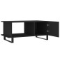 vidaXL Mesa de centro madera contrachapada negro 90x50x40 cm vidaXL Mesa de centro madera contrachapada negro 90x50x40 cm
